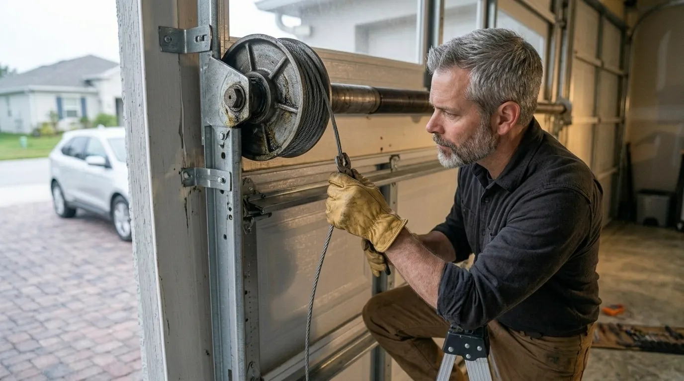 Garage Door Cable Repair in Fairport in Rochester