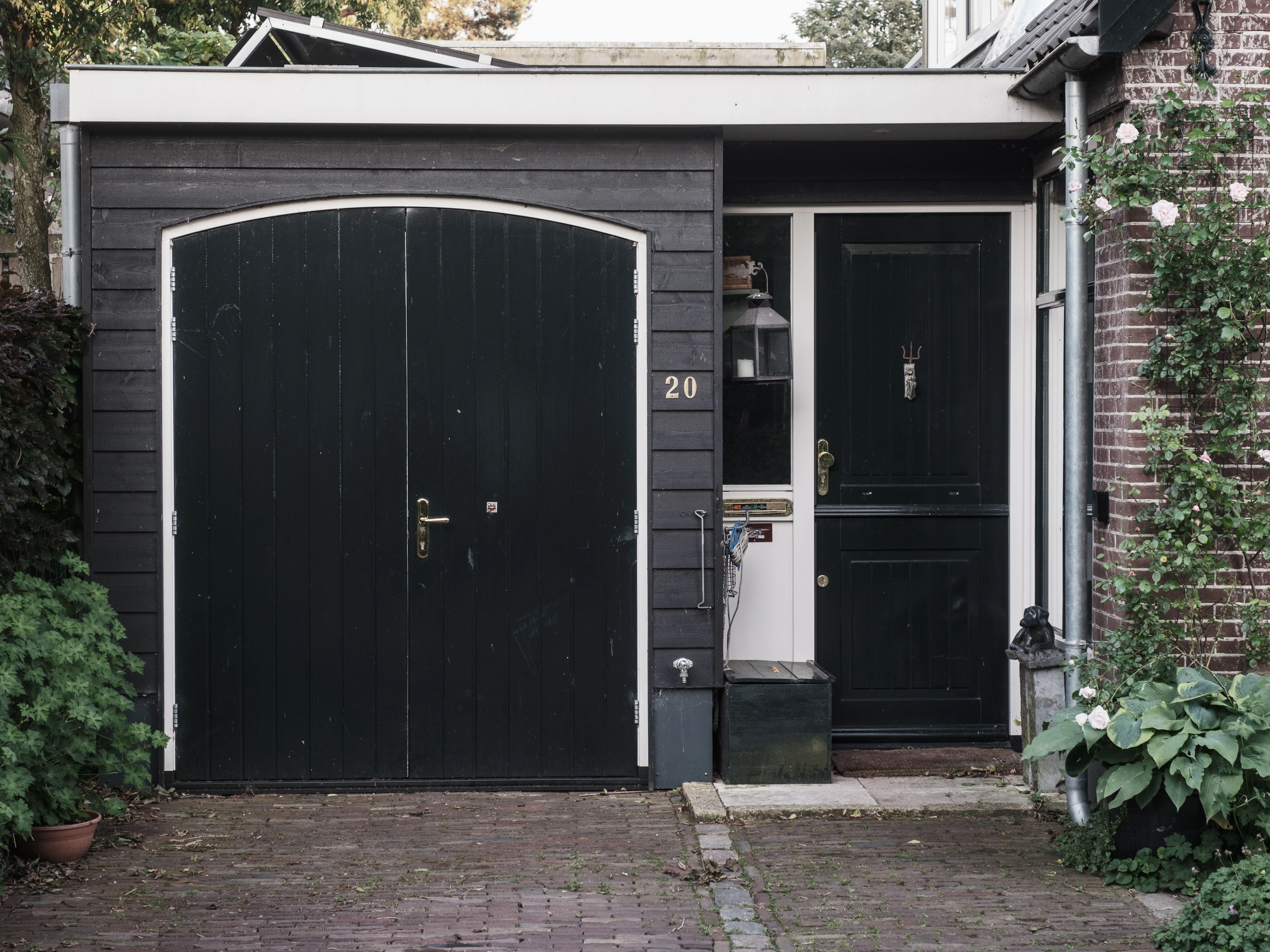 Residential garage door in Rochester